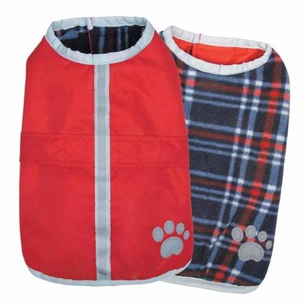 PETEDGE Pet Edge UM210 30 90 Noreaster Dog Blanket Coat; Dark Red - 2XL UM210 30 90